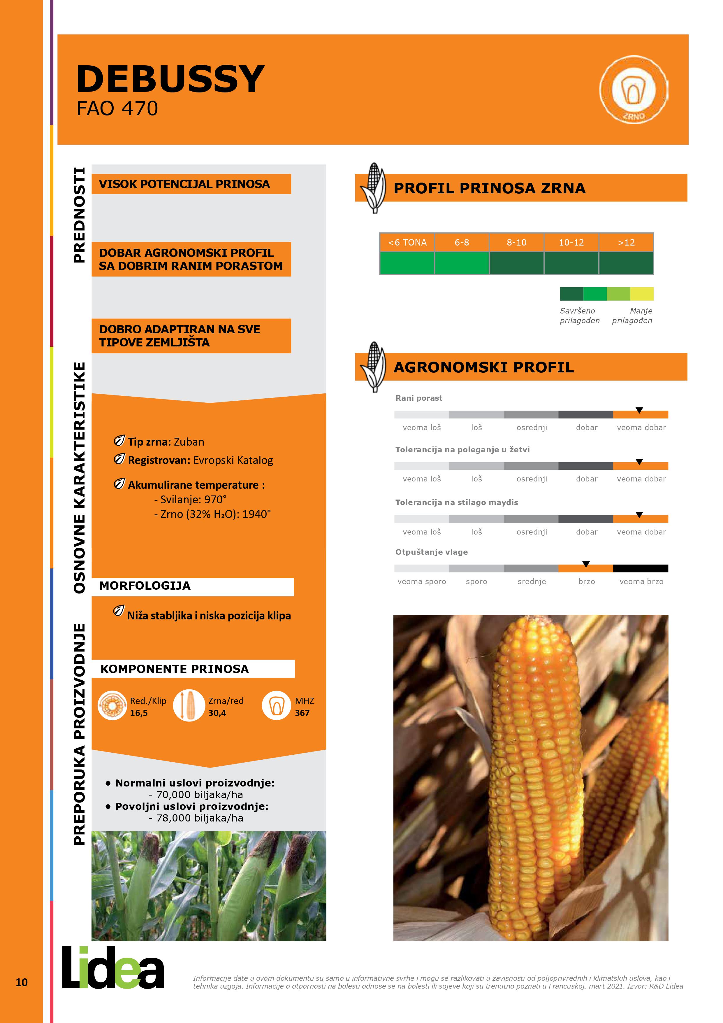 ES Debussy-maize hybrid