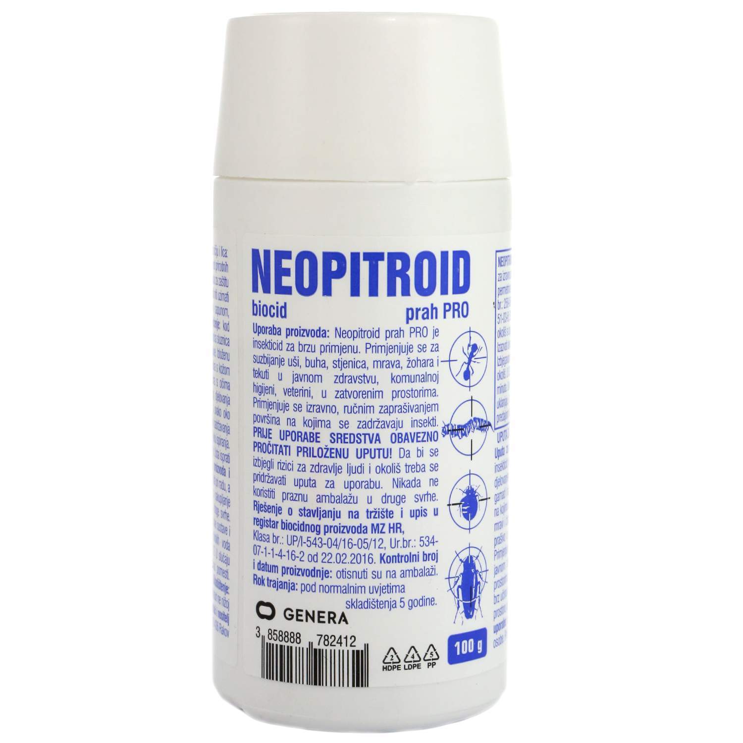 Neopitroid prah pro